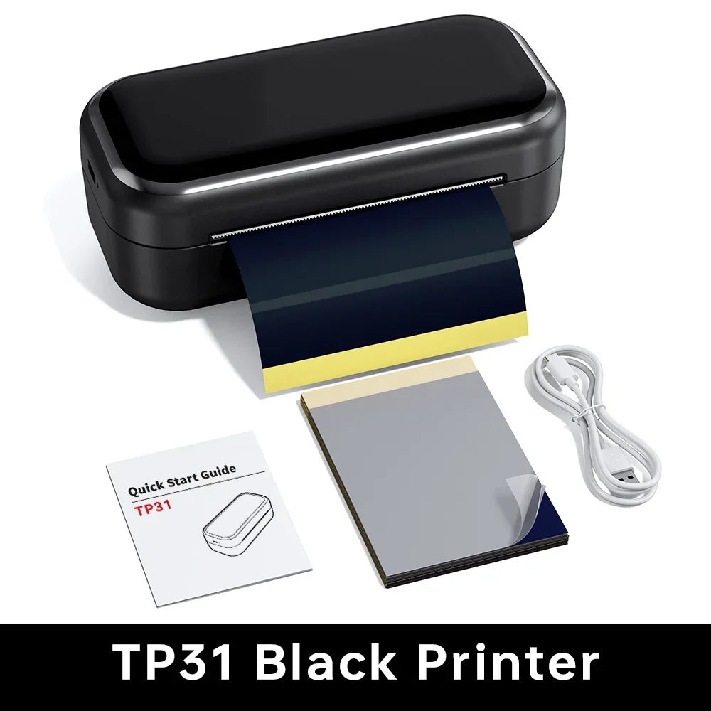 Tattoo Schablonendrucker TP31 – Bluetooth Thermodrucker für 80mm Transferpapier